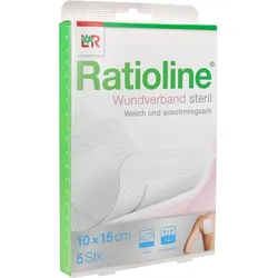 Ratioline Wundverband 15x10 cm Steril 5 ST