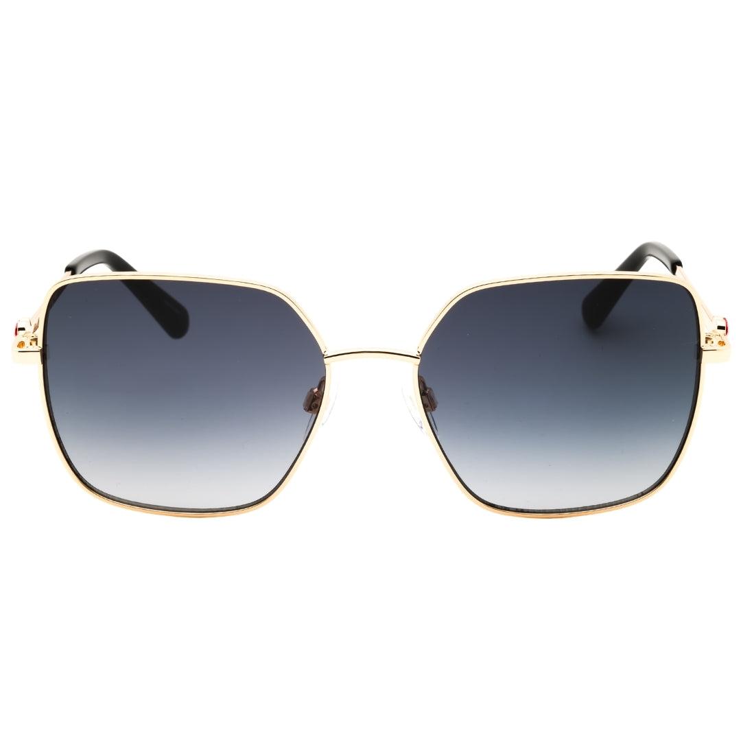 Moschino Sonnenbrille In Roségold Mit Kleinem Herzdetail