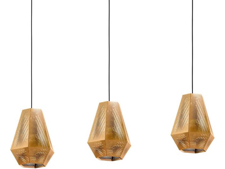 EGLO Pendelleuchte CHIAVICA , grau (messingfarben), 3, Leuchten, Hängeleuchte, Hängelampe, Pendelleuchte