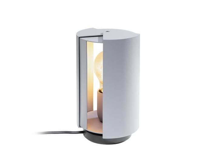 NEMO lampe de table PIVOTANTE À POSER (Gris clair - Aluminium et acier)