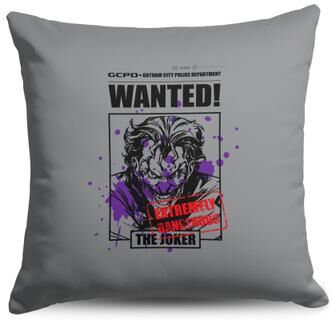 Warner Bros. DC Extremely Dangerous Throw Pillow 18X18 Inches by THE NORTHWEST GROUP in Gray (Size OS)