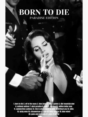 Uplift Treasures Lana Del Rey Canvas Wall Art Poster 6 50x70cm No Frame