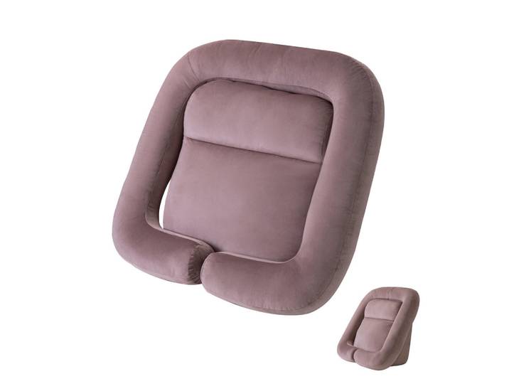 Vercart Stützkissen Lila, Füllung: Polyester, Quadratisch, 70x36 cm, Heimtextilien, Wohntextilien, Kissen, Rückenkissen