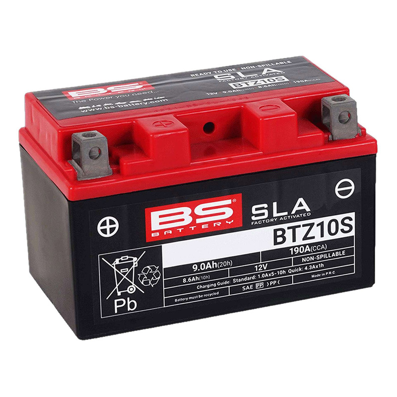 Batterie BS Battery BTZ10S 12V 9Ah SLA activée usine