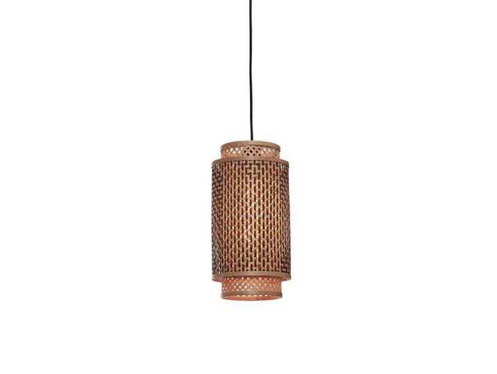 Suspension bambou naturel/noir, h. 35cm