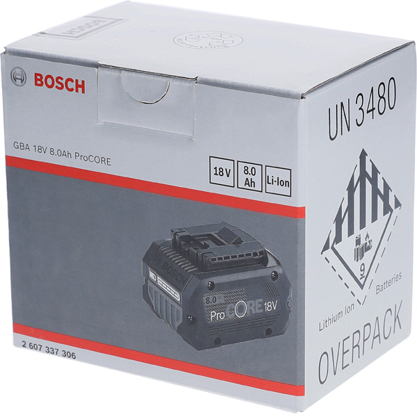 Bosch Akku GBA 18 V 8,0 Ah ProCore 2607337306