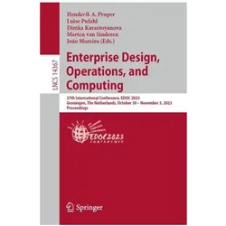 Enterprise Design, Operations, and Computing, Fachbücher von Marten van Sinderen, João Moreira, Henderik A. Proper, Dimka Karastoyanova, Luise Pufahl