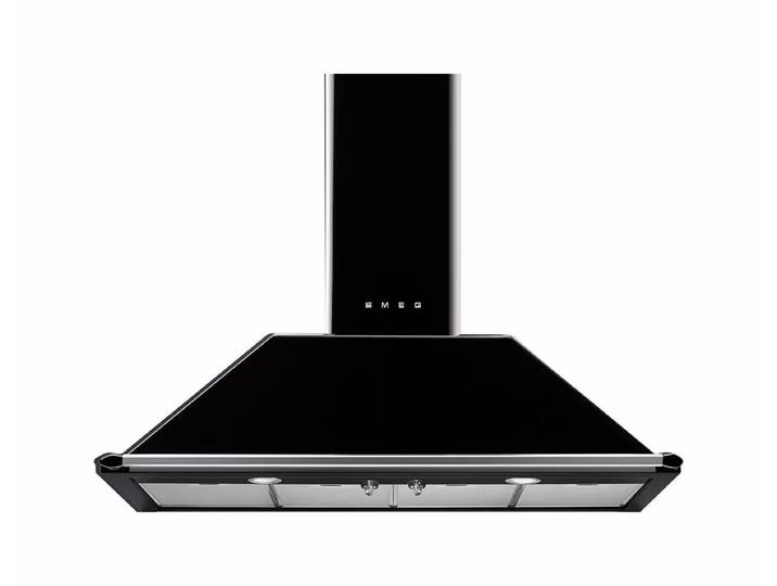 Smeg KT110BLE Dunstabzugshaube 110cm – Wandhaube/Dunstabzugshaube Wand – schwarz