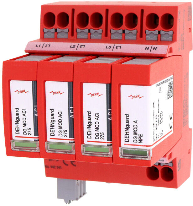 DEHN Parafoudre Type 2 DEHNguard MP 4poles ACI 275 FM ; Dehn & Söhne (942341)