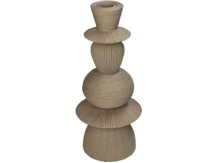 Kerzenhalter Kaars sand Polyresin H 25.7 cm 1