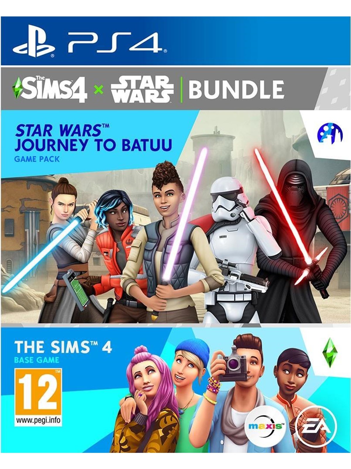 The Sims 4 Star Wars: Journey To Batuu - Base Game and Game Pack Bundle - Sony PlayStation 4 - Virtual Life - PEGI 12