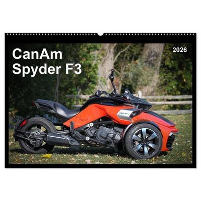 CanAm Spyder F3 (Wandkalender 2026 DIN A2 quer), CALVENDO Monatskalender