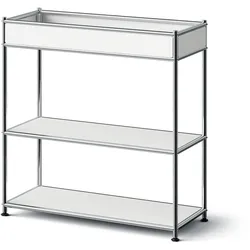 Tchibo - Metall-Konsole »Cn3 Slim Line« mit Ablage - 77x30,5x85,5cm - weiß -