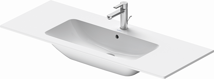 Duravit ME by Starck Möbel Waschtisch 2336120060 123 x 49 cm, weiss, ohne Hahnloch