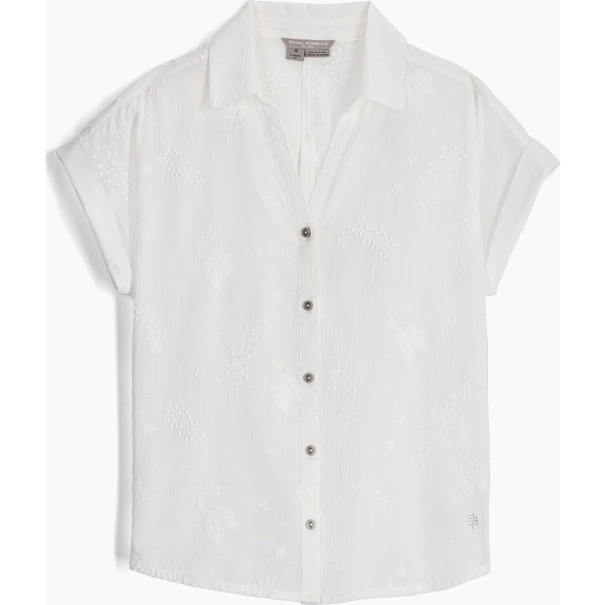 Royal Robbins Oasis Short Sleeve white (010) S Y621018010S
