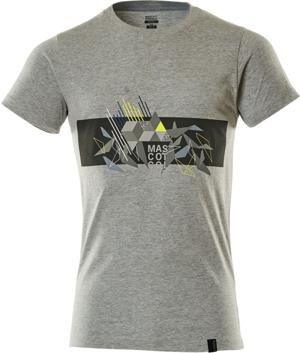 Mascot T-Shirt mit Druck 3XL grau/hi-vis gelb (19182-965-0817-3XL)