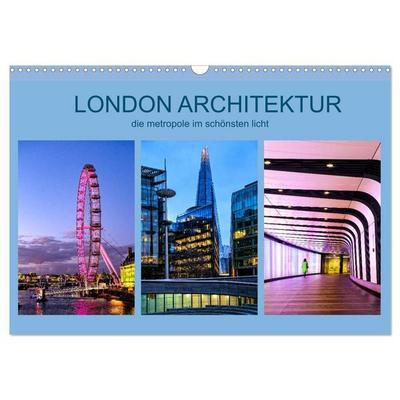 London Architektur (Wandkalender 2027 DIN A3 quer), CALVENDO Monatskalender