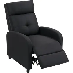 FERNSEHSESSEL Polyester Schwarz