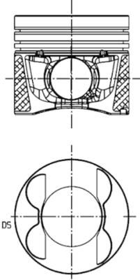 Kolbenschmidt Kolben 40095630 Für Zylinder 1-3