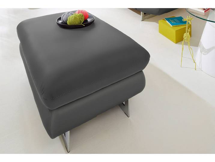 Hocker COTTA Solution , grau, B:98cm H:45cm T:67cm, Hocker, Hocker