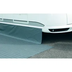 Hindermann Bodenschürze  mit Polyvinylchlorid Keder dunkelgrau 3 x 0,5 Meter