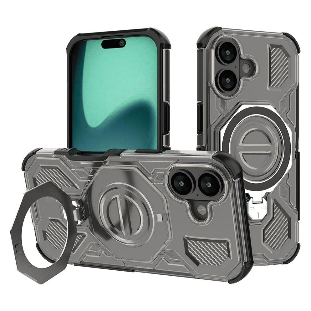 Techsuit - Carbon Shield PRO - iPhone 17 - Smoke Black (Apple iPhone 17) (59457089)