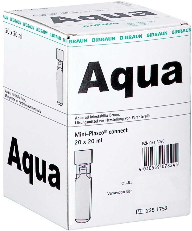 Aqua Ad Injectabilia Miniplasco connect iniecto -lsg.