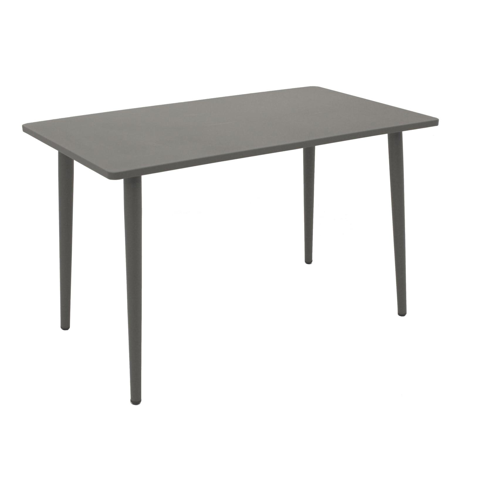 Tisch DENVER 70x120cm, Metall grau