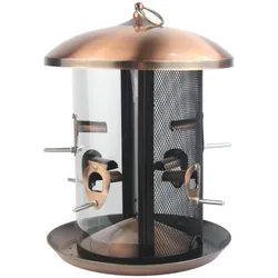 Garden&Fun Karmnik dla ptaków, metalowy, wiszący 2w1 24x33 cm, Vogelhaus