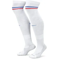 NIKE Frankreich Strike Dri-FIT Auswärts-Stutzenstrümpfe 100 - white/bright blue/bright blue 34-38