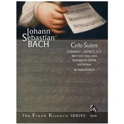 Cello Suites 1, 2, 3 for guitar, Fachbücher von Johann Sebastian Bach