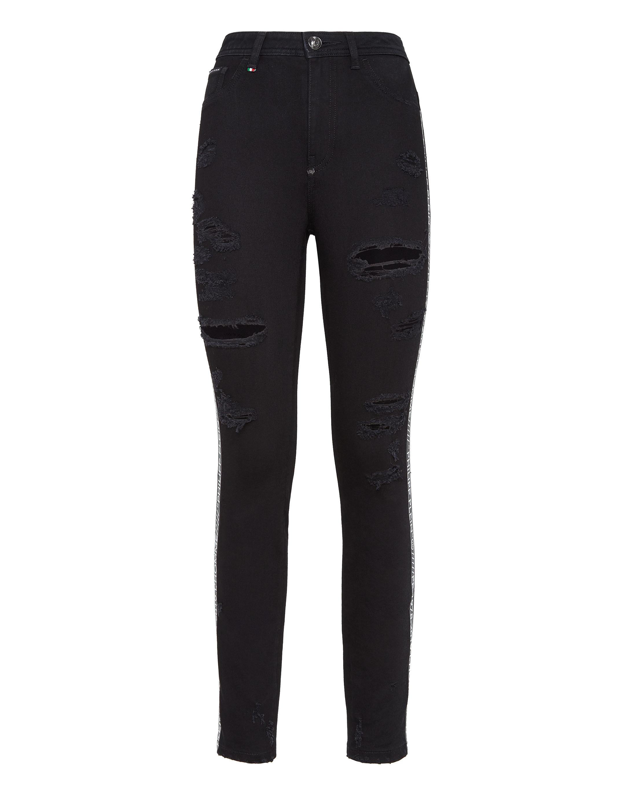 Miss High Waist Jegging Stripes