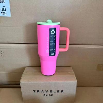 Uplift Essentials Stainless Steel Tumbler 32oz 40oz With Straw Lid Vacuum Insulated Travel Mug orchid 32oz