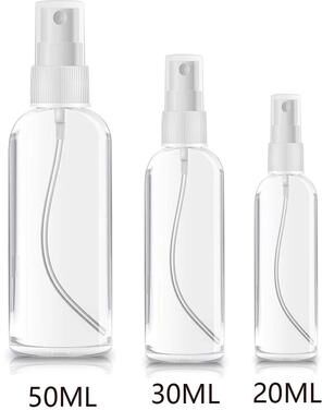Uplift Picks Transparent Refillable Spray Bottle Mini Cosmetic Atomizer 30 Ml