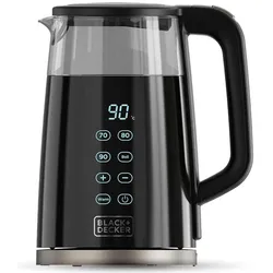 Black & Decker Black+Decker elektrischer Wasserkocher BXKE2206E, Wasserkocher, Schwarz