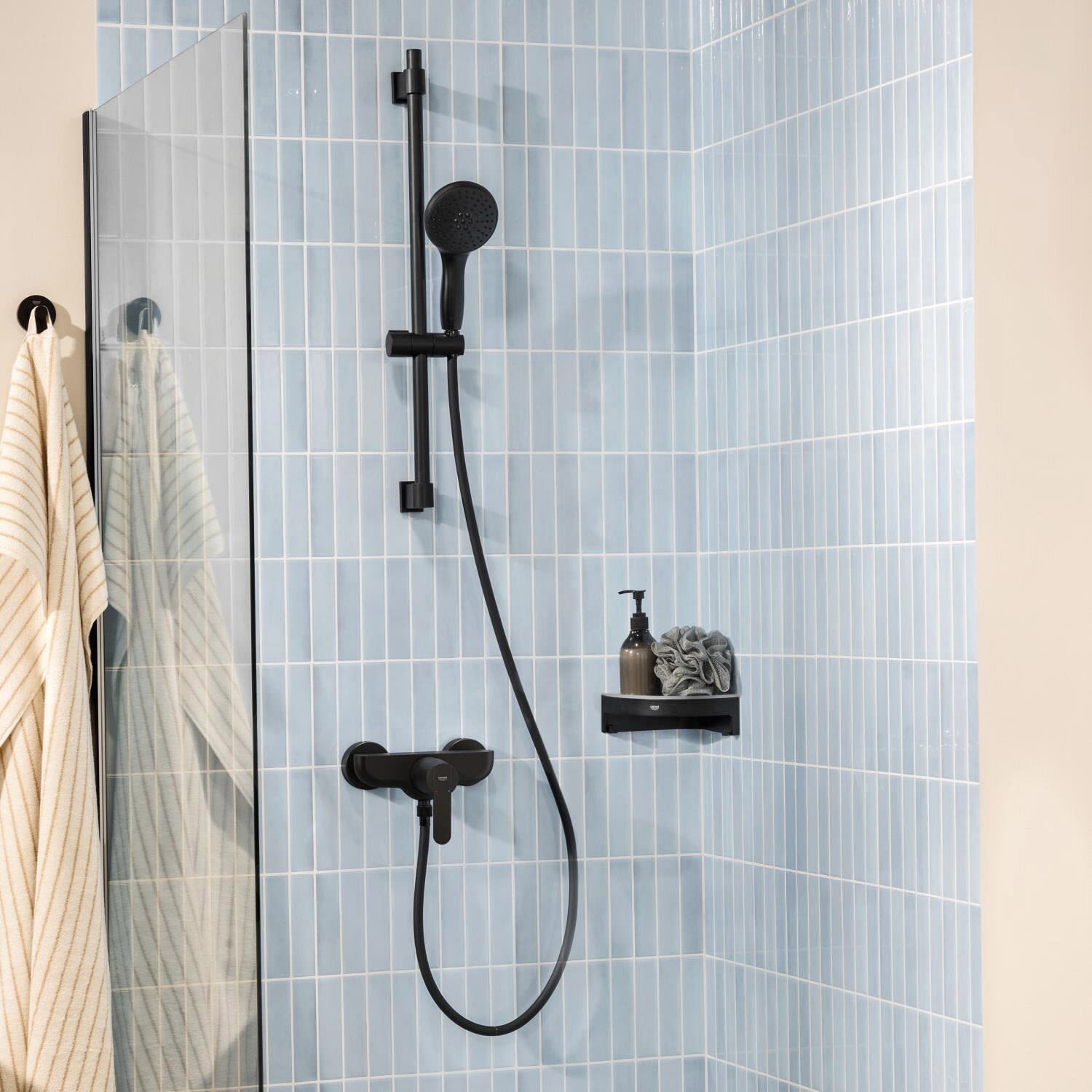 Grohe Get Einhand-Brausebatterie, Badarmaturen, 328882430, matt black
