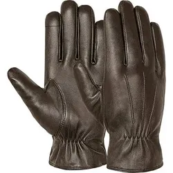 REUSCH Fingerhandschuhe Leather Glove Man, Größe M in Braun Braun