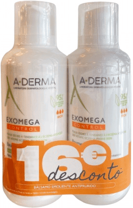 A Derma A-Derma Exomega Control Bálsamo Emoliente Duo 400ml