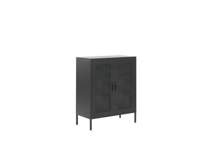 Buffet en acier inox noir WAKATIPU