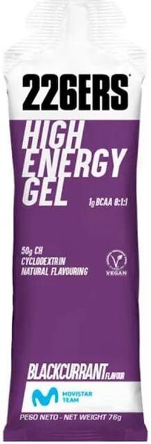 226ers High Energy Gel Bcaa 76g Groselha Preta