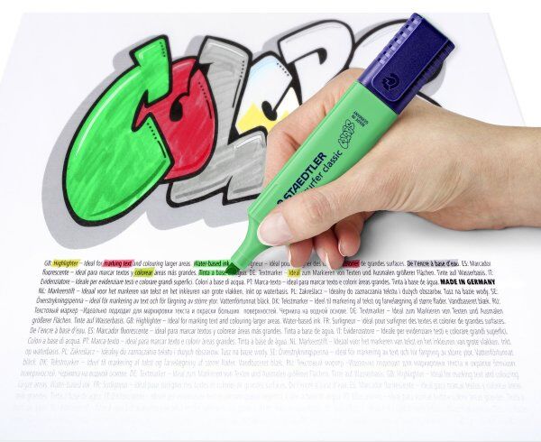 Staedtler Highlighter   Pastel   Grøn