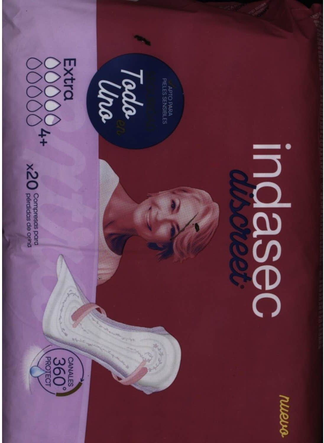 indasec ® Discreet MicroSec extra 20uds