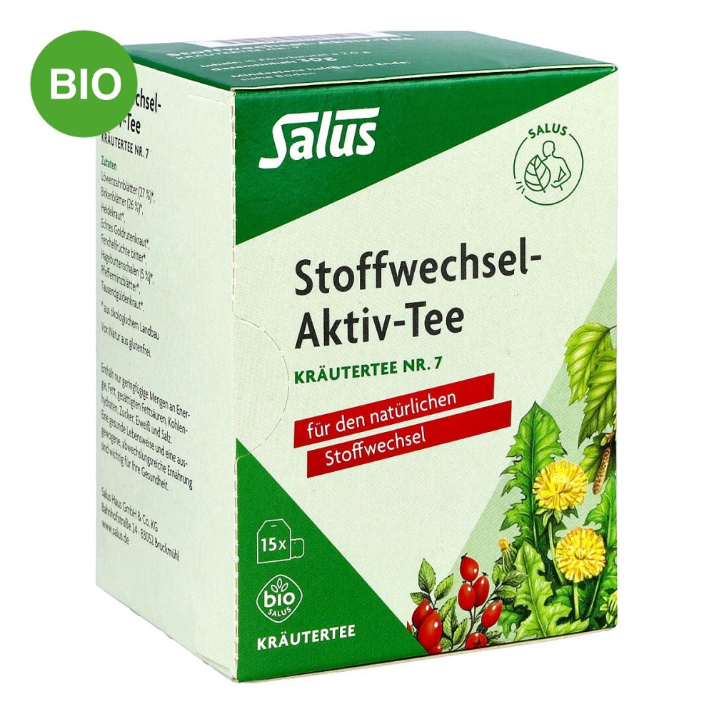 SALUS Pharma GmbH Stoffwechsel Aktiv Tee Kräutertee Nummer 7 bio Salus 05726173