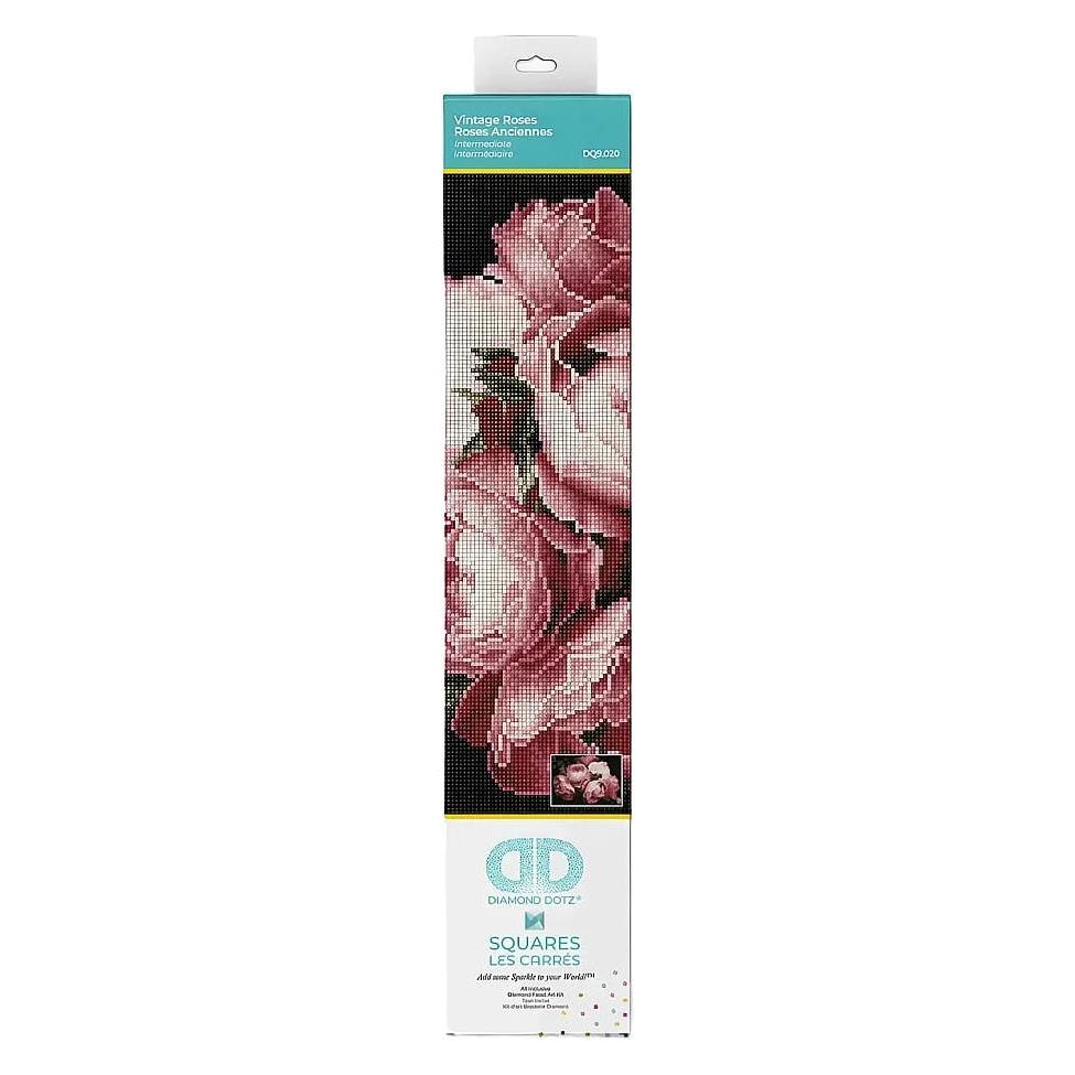 Diamond Dotz Diamond Painting Vintage Rosen (B0CKC2PDBJ)