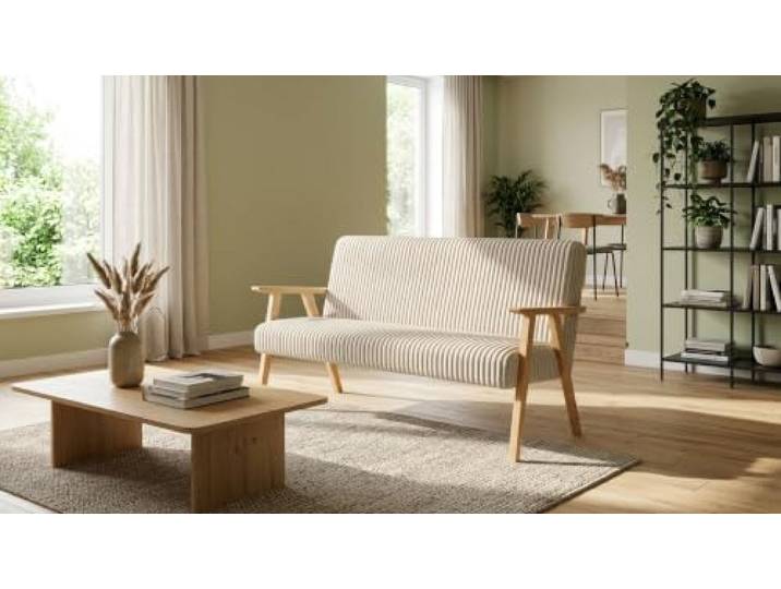 Family Meble Sofa Soler Idylla, 2-Sitzer – Beige – 1