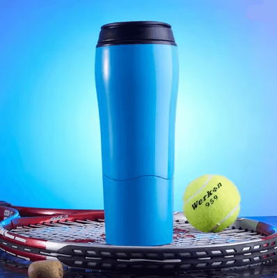 Inspire Essentials GripSafe Magic Suction Cup Anti Spill Water Cup For Kids And Travel blue