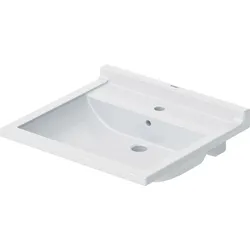 Duravit Waschtisch Starck 3 Vital 60cm, 1 Hahnloch, 0309600000, Farbe: Weiß