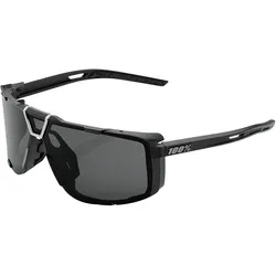 100%, Unisex, Sportbrille, Eastcraft (Matte Black, Smoke), Schwarz