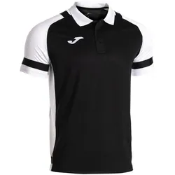 JOMA Lider Poloshirt Kinder 102 - schwarz/weiß 164