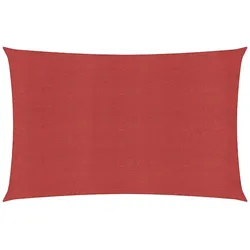 vidaXL Sonnensegel 160 g/m2 Rot 2,5x4,5 m HDPE